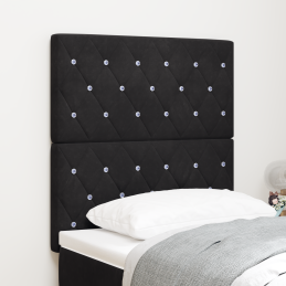 LED Kopfteil Schwarz 80 cm...