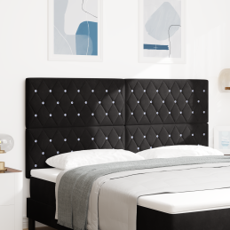 LED Kopfteil Schwarz 90 cm...