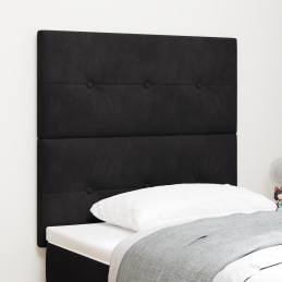 LED Kopfteil Schwarz 90 cm...