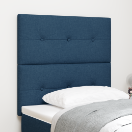 LED Kopfteil Blau 100 cm Stoff