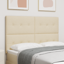 LED Kopfteil Creme 72 cm Stoff