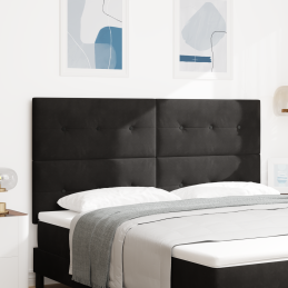 LED Kopfteil Schwarz 90 cm...