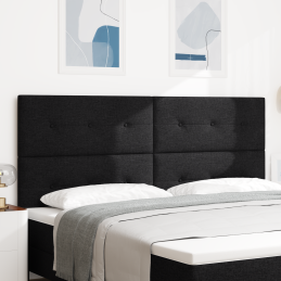 LED Kopfteil Schwarz 100 cm...