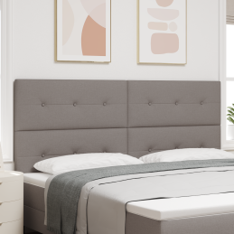 LED Kopfteil Taupe 100 cm...
