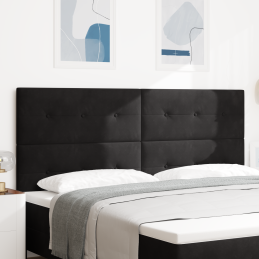 LED Kopfteil Schwarz 100 cm...