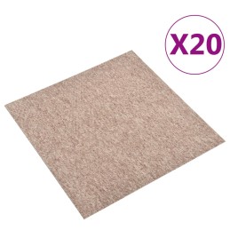 Teppichfliesen 20 Stk. 5 m²...