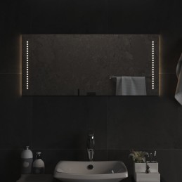 LED-Badspiegel 90x40 cm