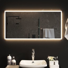 LED-Badspiegel 100x50 cm