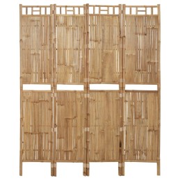 4-tlg. Raumteiler Bambus...