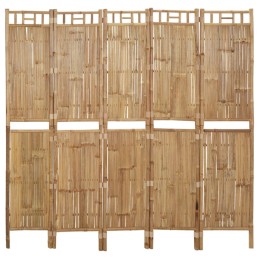 5-tlg. Raumteiler Bambus...