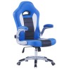 Gaming-Stuhl Blau Kunstleder