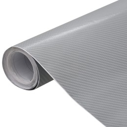 Autofolien 2 Stk. 4D Silber...