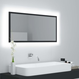 LED-Badspiegel Grau...