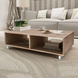 Couchtisch Braun Massivholz