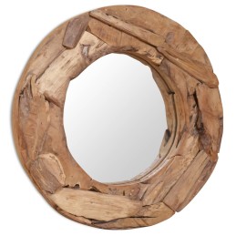Dekorativer Spiegel Teak 60...