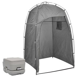 Tragbare Campingtoilette...