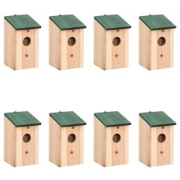 Vogelhäuser 8 Stk. Holz...