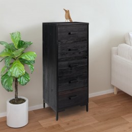 Kommode Schwarz 42x35x110...