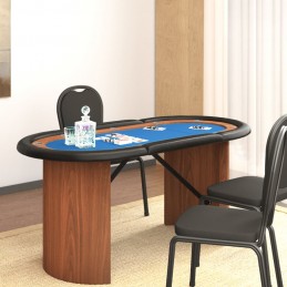 Pokertisch 10 Spieler Blau...