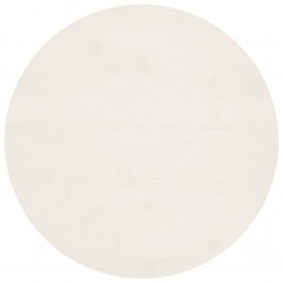 Tischplatte Weiß Ø80x2,5 cm...