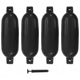 Bootsfender 4 Stk. Schwarz...