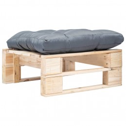 Garten-Palettenhocker mit...