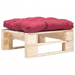 Garten-Palettenhocker mit...